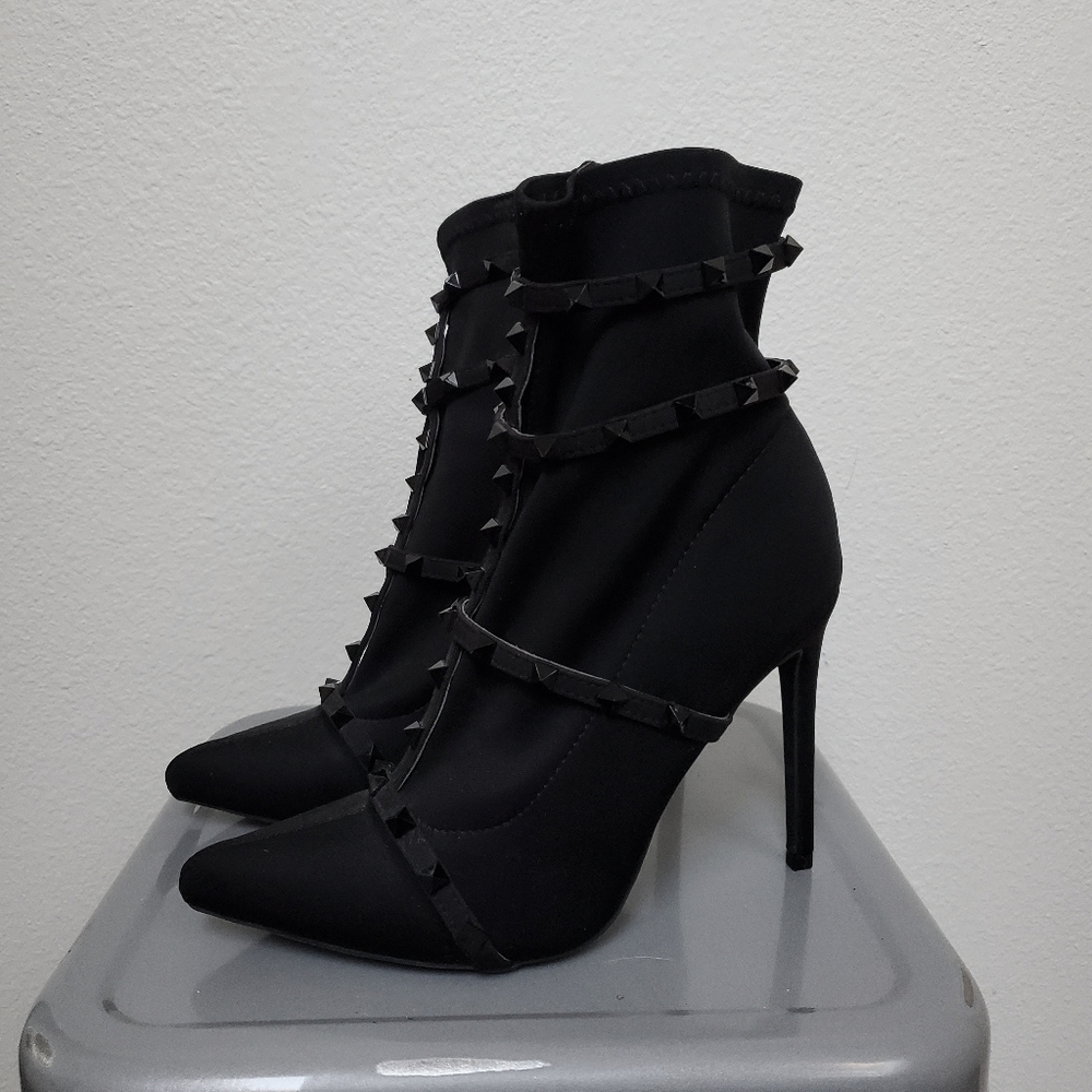 Spiked Sock Booties